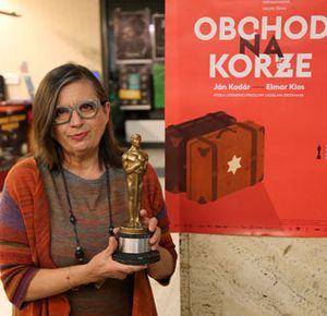 Zuzana Kronerová s Oscarom.