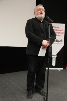 Prezident SFTA Martin Šulík otvára Týždeň slovenského filmu.
