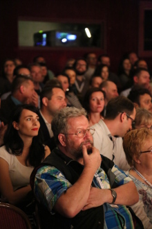 Filmové publikum v Divadle Adama Mickiewicza.